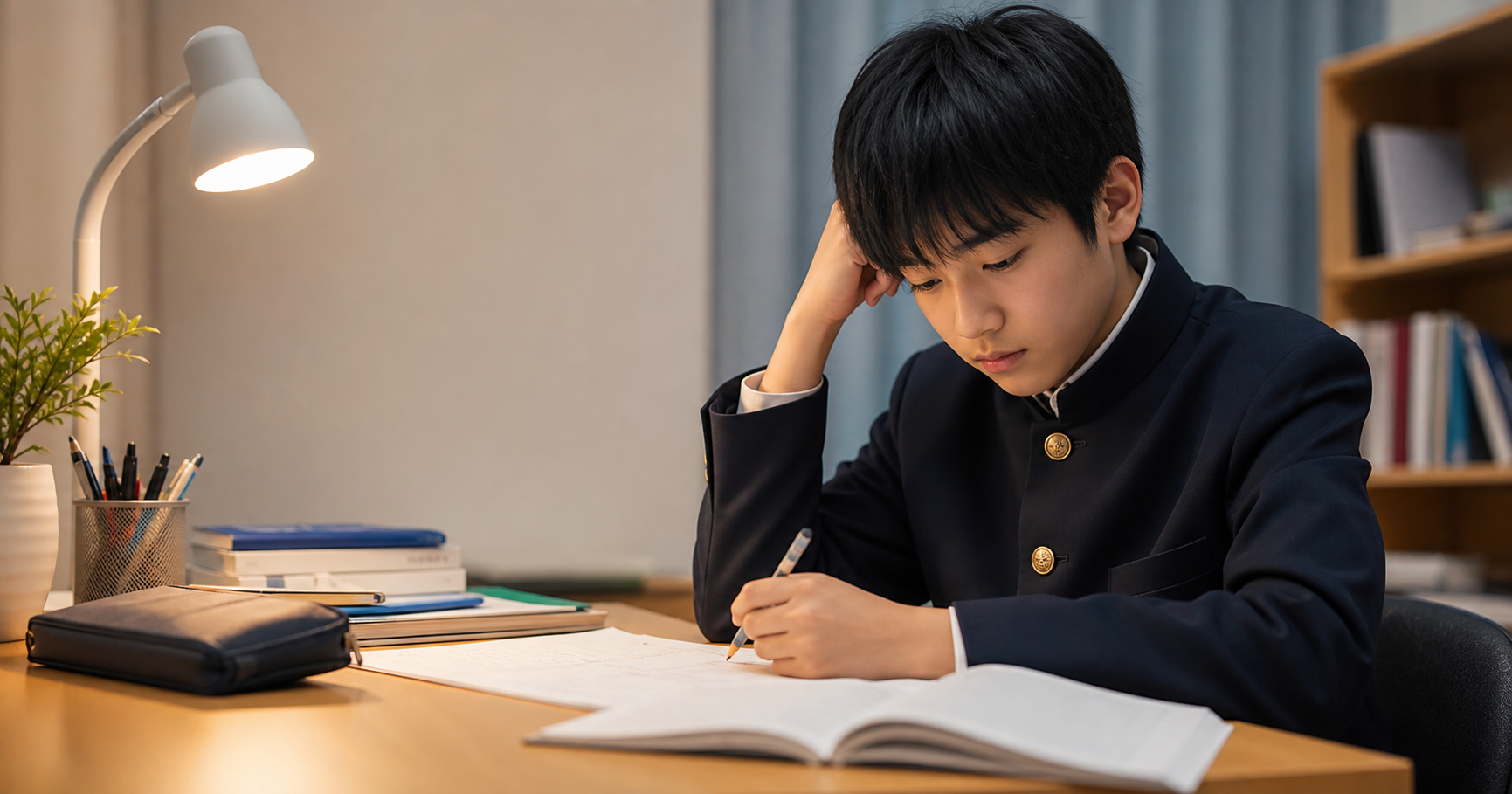 1学期中間テスト後に期末テストまでの勉強を見直す中学生向けアイキャッチ