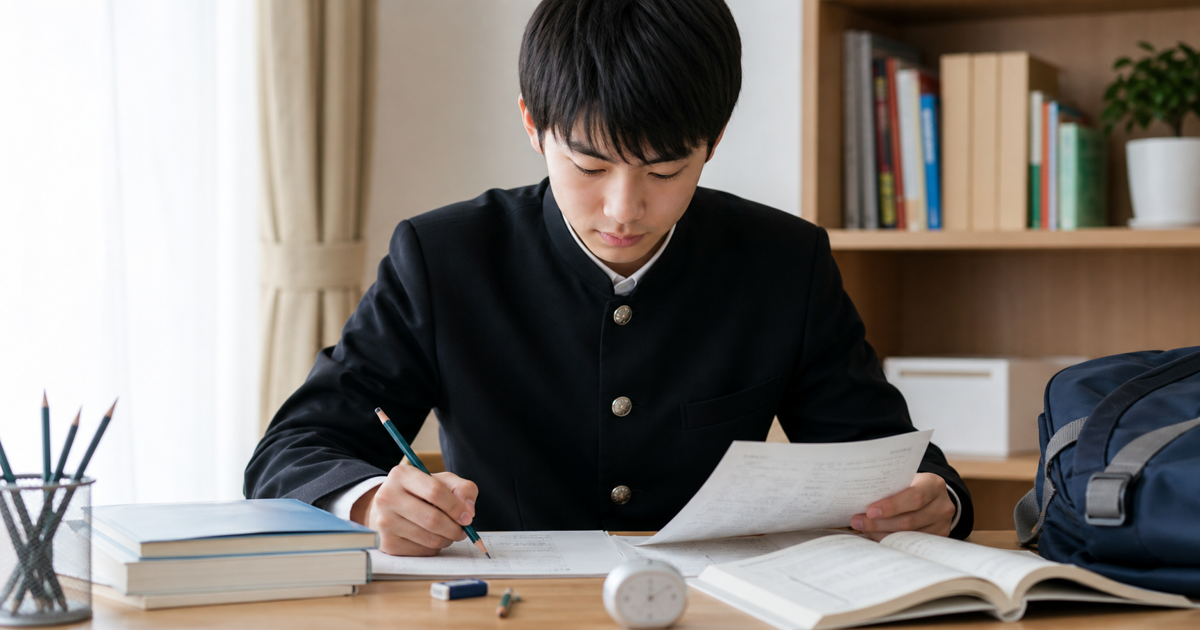 石川県総合模試の前に中3生が準備することを解説する記事のアイキャッチ