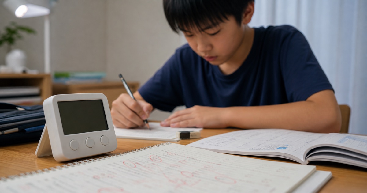 夏休み明けテスト・実力テストで点を取るために、8月後半にやるべき勉強